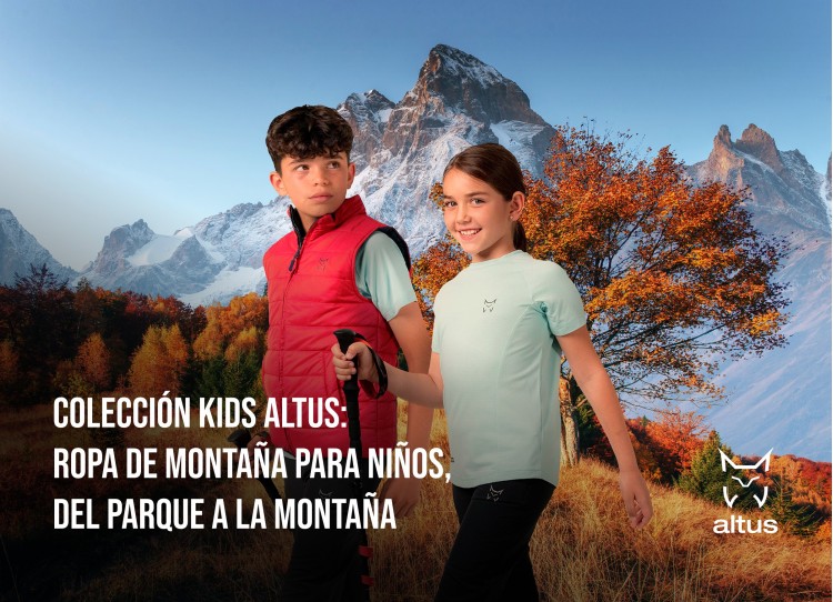 Colección Kids Altus: ropa de montaña para niños, del parque a la montaña